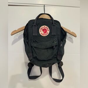 Mini Fjallraven Kanken Backpack Dark Grey